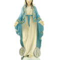 聖母マリア像置物、両手を広げて全てを受け入れるマリア女神像、マリアオブジェオーナメントフィギア