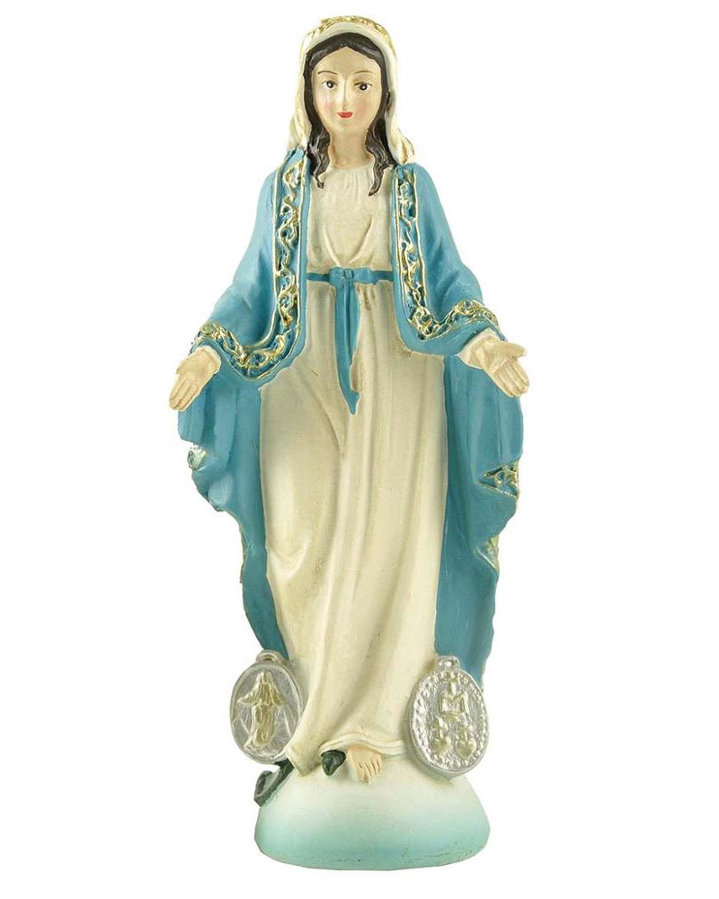 聖母マリア像置物、両手を広げて全てを受け入れるマリア女神像、マリアオブジェオーナメントフィギア